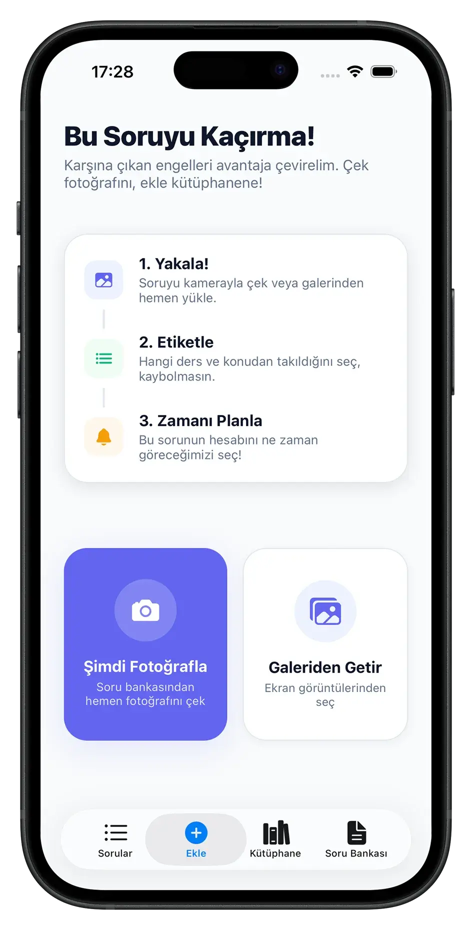 Karga KPSS Telefondan Yanlış Defteri Oluşturma Ekranı